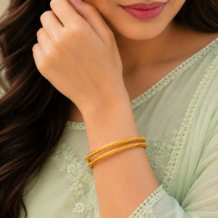 gold plated delicate churi DBG15561