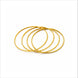 Gold Plated Daily Wear Bangles Set for Women DBG2510