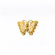 Gold Plated Butterfly Motif Unisex Brooch DBR35