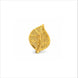 Gold Plated Leaf Motif Unisex Brooch DBR42
