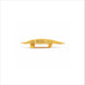 Gold Plated Leaf Motif Unisex Brooch side DBR42