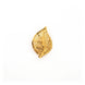 Gold Plated Leaf Motif Unisex Brooch DBR42