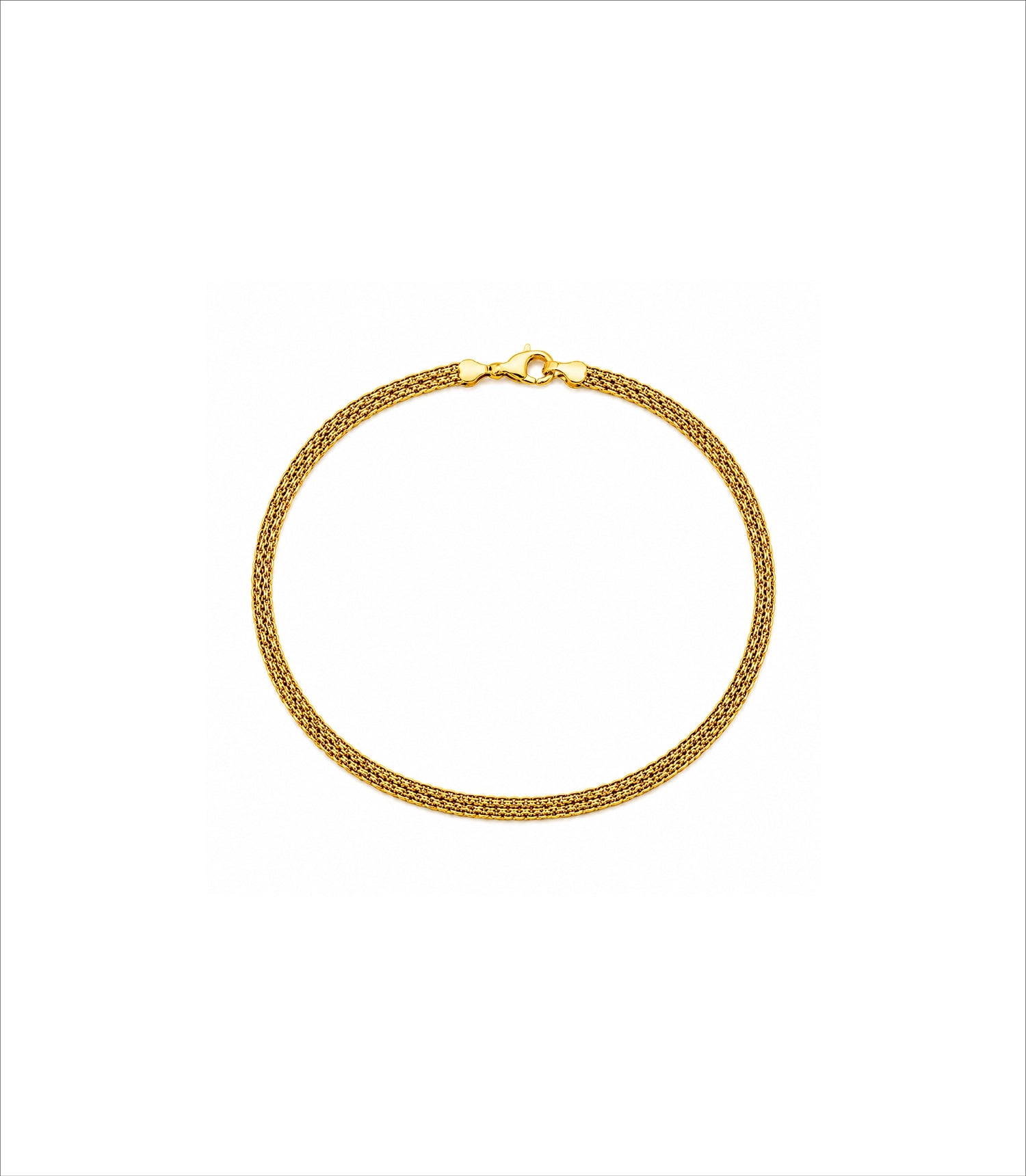 Gold Plated Men's Daily Wear Chain Bracelet