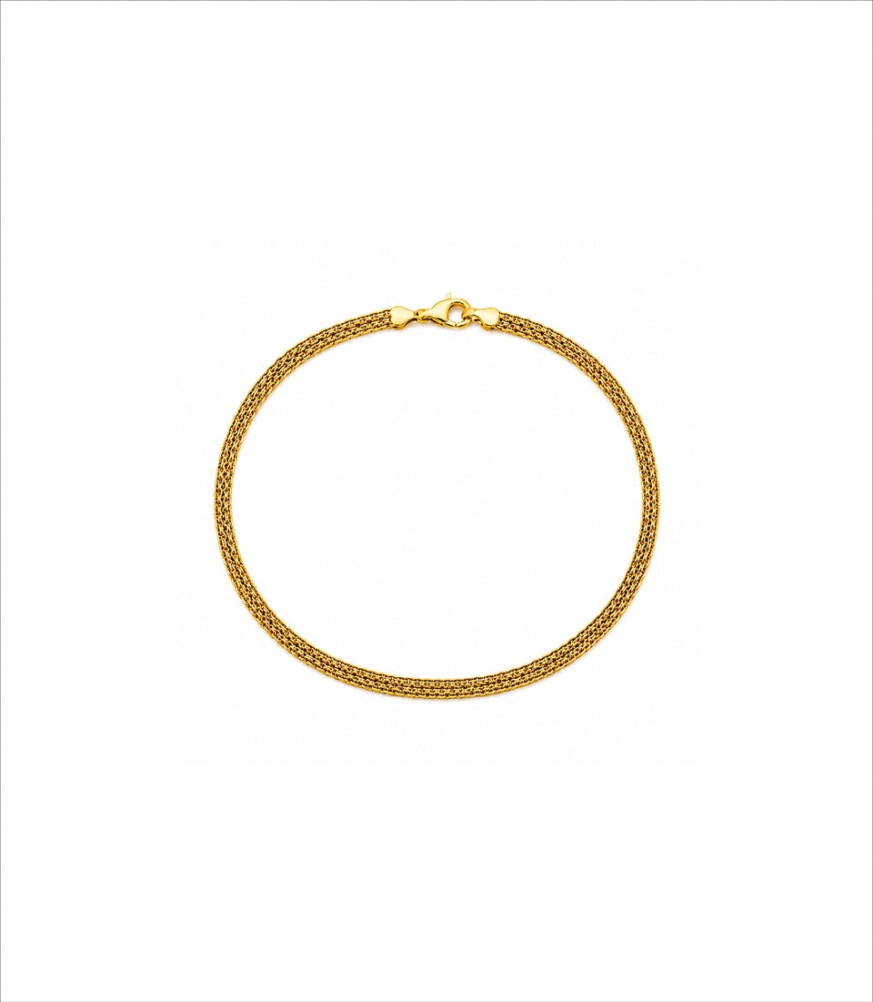 Gold Plated Men's Daily Wear Chain Bracelet