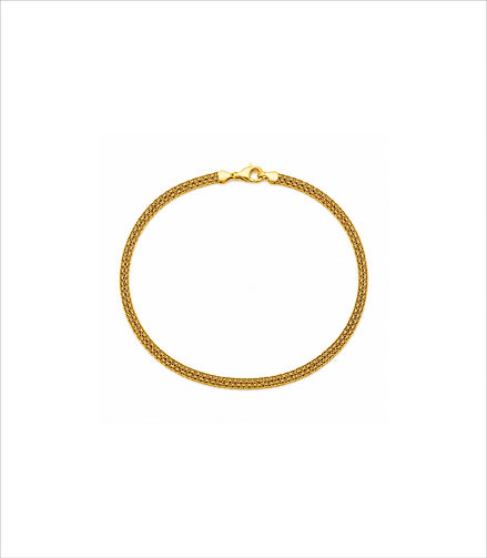 Gold Plated Men's Daily Wear Chain Bracelet