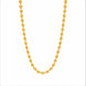 charming gold plated textured bead chain DCN1050