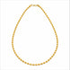 charming gold plated textured bead chain DCN1050