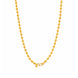 charming gold plated textured bead chain DCN1050