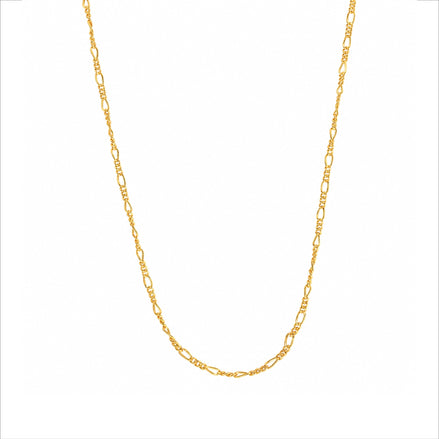 classic gold plated figaro chain DCN159