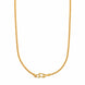 delicate gold plated twisted rope chain DCN500