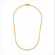 delicate gold plated twisted rope chain DCN500