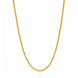 delicate gold plated twisted rope chain DCN500