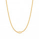 classic gold plated textured cable chain DCN5379