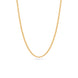classic gold plated textured cable chain DCN5379