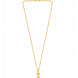 Gold Plated Owl Pendant Chain