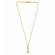 Gold Plated Crystal Drop Pendant Chain