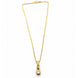 Gold Plated Crystal Drop Pendant Chain