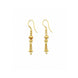 Gold Plated Traditional Tassel Dangler Earrings