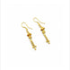 Gold Plated Traditional Tassel Dangler Earrings