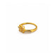Gold Plated Butterfly Crystal Ring for Women