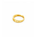 Gold Plated Geometric Adjustable Finger Ring